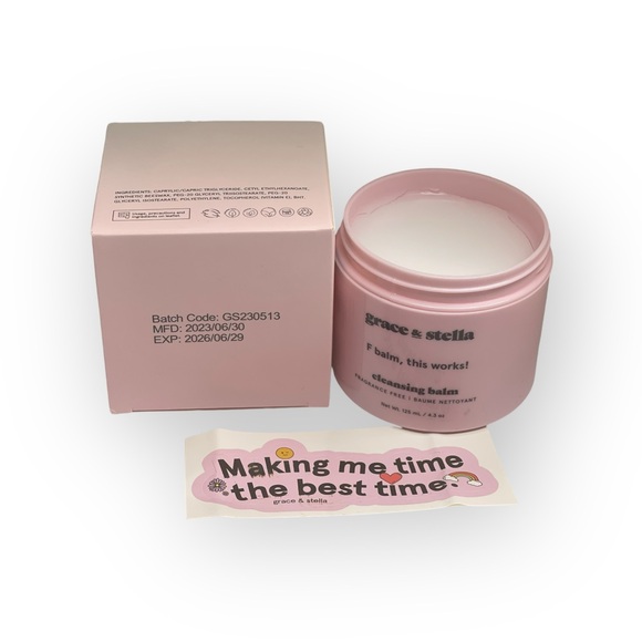 new Grace & Stella ㋛ F balm, this works! cleansing balm ㋛ Full Size ㋛ Fresh Box - Picture 15 of 16